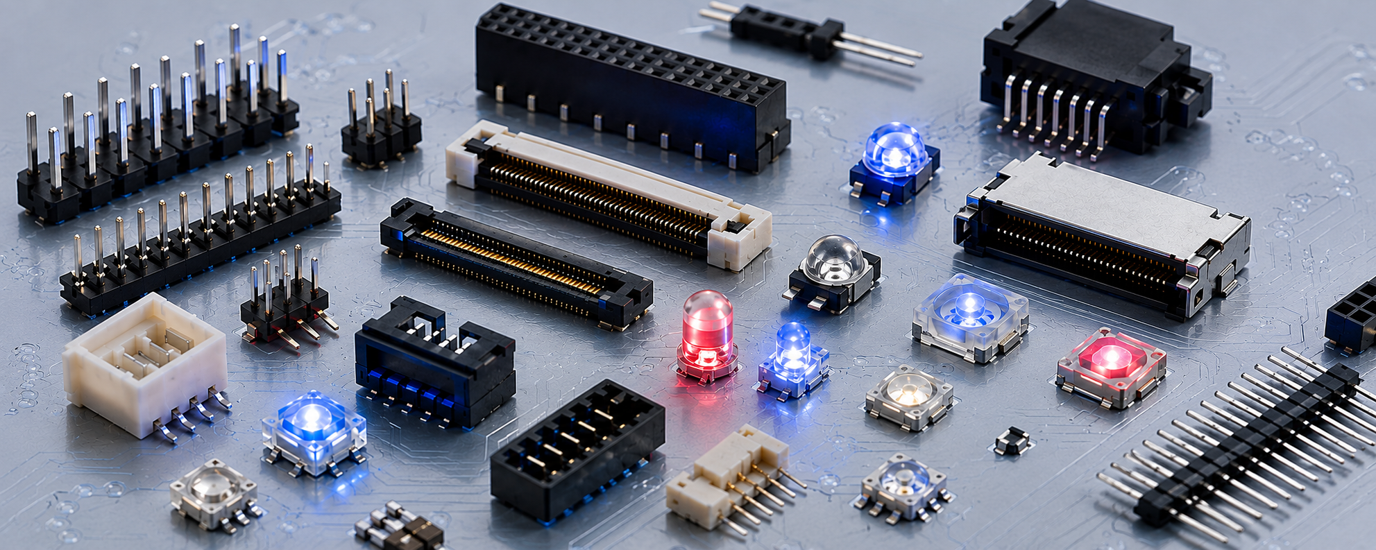 Connectors & LEDs